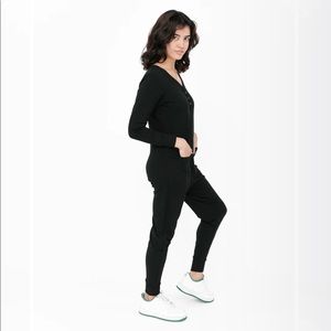 NWT COZY WEDNESDAY ROMPER IN MIDNIGHT BLACK size XS